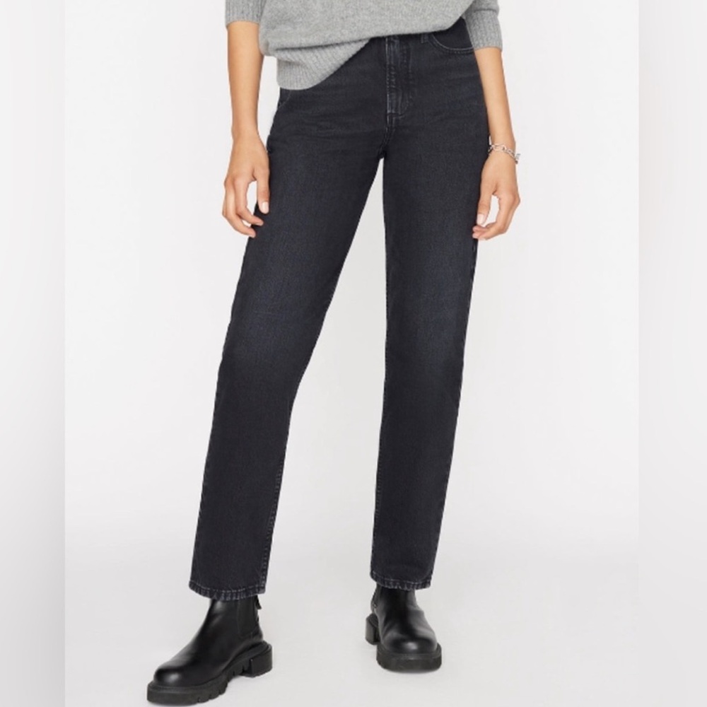 Frame Denim in inkwell Le High straight jeans - Picture 11 of 14